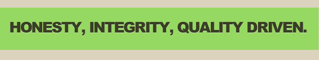 Honesty, Integrity, Quality all define the goals of any track or court project.